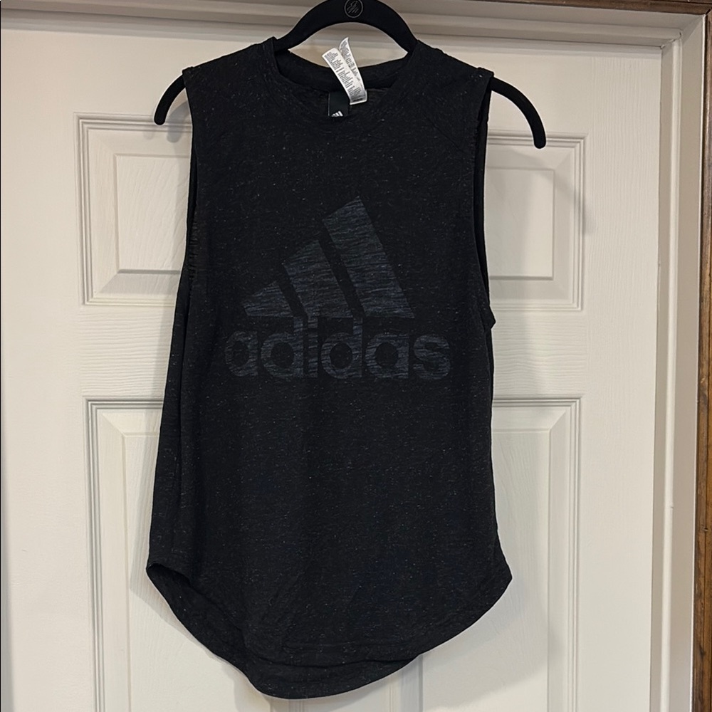 Adidas Black Sleeveless Tank Top